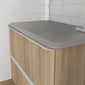 Royo Dai 1000mm 2-Drawer Countertop Vanity Unit - Nordic Oak