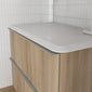 Royo Dai 1000mm 2-Drawer Countertop Vanity Unit - Nordic Oak