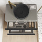 Royo Dai 800mm 2-Drawer Countertop Vanity Unit - Matt Sand
