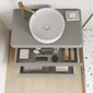 Royo Dai 800mm 2-Drawer Countertop Vanity Unit - Matt Sand