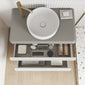 Royo Dai 800mm 2-Drawer Countertop Vanity Unit - Matt Sand