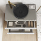 Royo Dai 800mm 2-Drawer Countertop Vanity Unit - Matt Sand