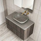 Royo Dai 800mm 2-Drawer Countertop Vanity Unit - Samara Ash