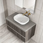 Royo Dai 800mm 2-Drawer Countertop Vanity Unit - Samara Ash