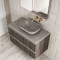 Royo Dai 800mm 2-Drawer Countertop Vanity Unit - Samara Ash