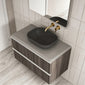 Royo Dai 800mm 2-Drawer Countertop Vanity Unit - Samara Ash
