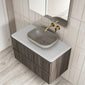 Royo Dai 800mm 2-Drawer Countertop Vanity Unit - Samara Ash