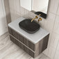 Royo Dai 800mm 2-Drawer Countertop Vanity Unit - Samara Ash