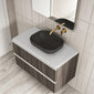 Royo Dai 800mm 2-Drawer Countertop Vanity Unit - Samara Ash