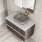 Royo Dai 800mm 2-Drawer Countertop Vanity Unit - Samara Ash