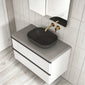 Royo Dai 1000mm 2-Drawer Countertop Vanity Unit - Gloss White