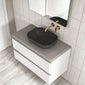 Royo Dai 1000mm 2-Drawer Countertop Vanity Unit - Gloss White