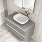 Royo Dai 800mm 2-Drawer Countertop Vanity Unit - Matt Sand