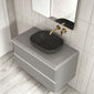 Royo Dai 800mm 2-Drawer Countertop Vanity Unit - Matt Sand
