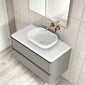 Royo Dai 800mm 2-Drawer Countertop Vanity Unit - Matt Sand