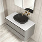 Royo Dai 800mm 2-Drawer Countertop Vanity Unit - Matt Sand