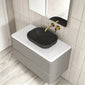 Royo Dai 800mm 2-Drawer Countertop Vanity Unit - Matt Sand