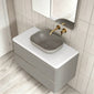 Royo Dai 800mm 2-Drawer Countertop Vanity Unit - Matt Sand