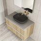 Royo Dai 1000mm 2-Drawer Countertop Vanity Unit - Nordic Oak