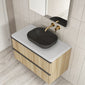Royo Dai 1000mm 2-Drawer Countertop Vanity Unit - Nordic Oak