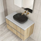Royo Dai 1000mm 2-Drawer Countertop Vanity Unit - Nordic Oak