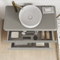 Royo Dai 1000mm 2-Drawer Countertop Vanity Unit - Gloss White