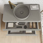Royo Dai 1000mm 2-Drawer Countertop Vanity Unit - Gloss White