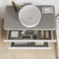 Royo Dai 1000mm 2-Drawer Countertop Vanity Unit - Gloss White