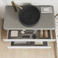Royo Dai 1000mm 2-Drawer Countertop Vanity Unit - Gloss White