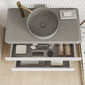 Royo Dai 1000mm 2-Drawer Countertop Vanity Unit - Gloss White