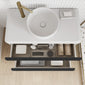 Royo Dai 1000mm 2-Drawer Countertop Vanity Unit - Gloss White