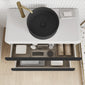 Royo Dai 1000mm 2-Drawer Countertop Vanity Unit - Gloss White