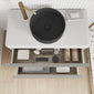 Royo Dai 1000mm 2-Drawer Countertop Vanity Unit - Gloss White