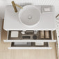 Royo Dai 1000mm 2-Drawer Countertop Vanity Unit - Gloss White
