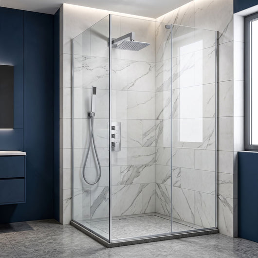  Art Premium Concealed Thermostatic Shower Valve with 250mm Rose & Handset - Chrome