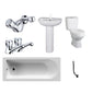 Mercatus Basin Pedestal Straight Bath Suite - 1600x700