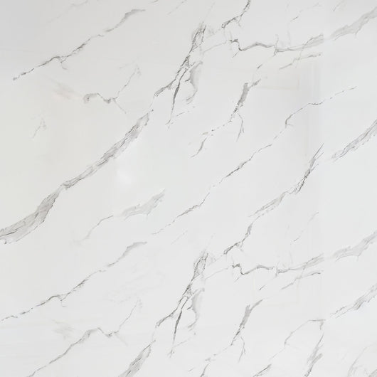  SDG Waterproof PVC Wall Panel 2400 x 1000 x 10mm - Carrerra Marble (Gloss)