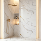 SDG Waterproof PVC Wall Panel 2400 x 1000 x 10mm - Gilded Marble (Gloss)