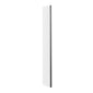 Nuie 1850 x 215mm Wetroom 8mm Return Screen -  Brushed Pewter - welovecouk