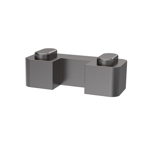  Nuie Wetroom Screen Horseshoe Support Foot - Brushed Pewter - welovecouk