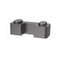 Nuie Wetroom Screen Horseshoe Support Foot - Brushed Pewter - welovecouk