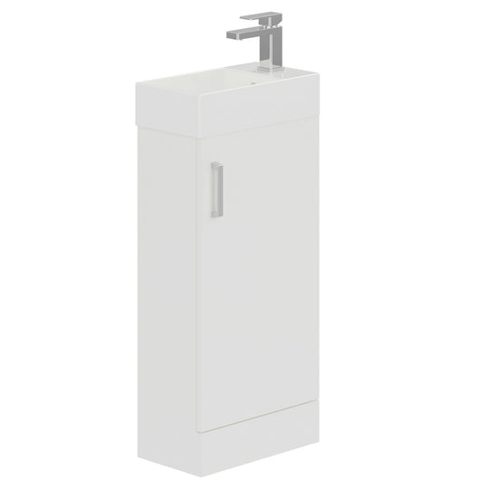  LECICO Zara 40cm Cloakroom Unit - Gloss White