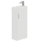 LECICO Zara 40cm Cloakroom Unit - Gloss White