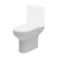 LECICO Zara Round Rimless WC - Comfort Height Close Coupled Open Back Pan