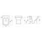 LECICO Zara Square Rimless WC - Back To Wall Pan