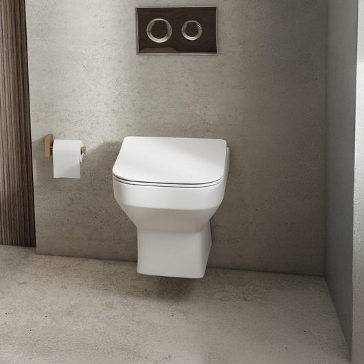  LECICO Zara Square Rimless WC - Wall Hung Pan
