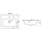 LECICO Zara Inset Basin - 50cm