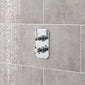 Nuie Beaumont Traditional Chrome Concealed Shower Valve Dual Handle