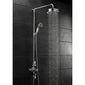 Nuie Victorian Exposed Shower Valve Triple Handle - Chrome