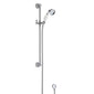 Nuie Beaumont Thermostatic Concealed shower Valve with Fixed Shower Head , Arm & Slide Rail Kit - Chrome